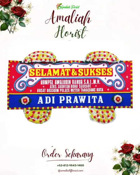 Papan Bunga Ucapan Selamat Loloda